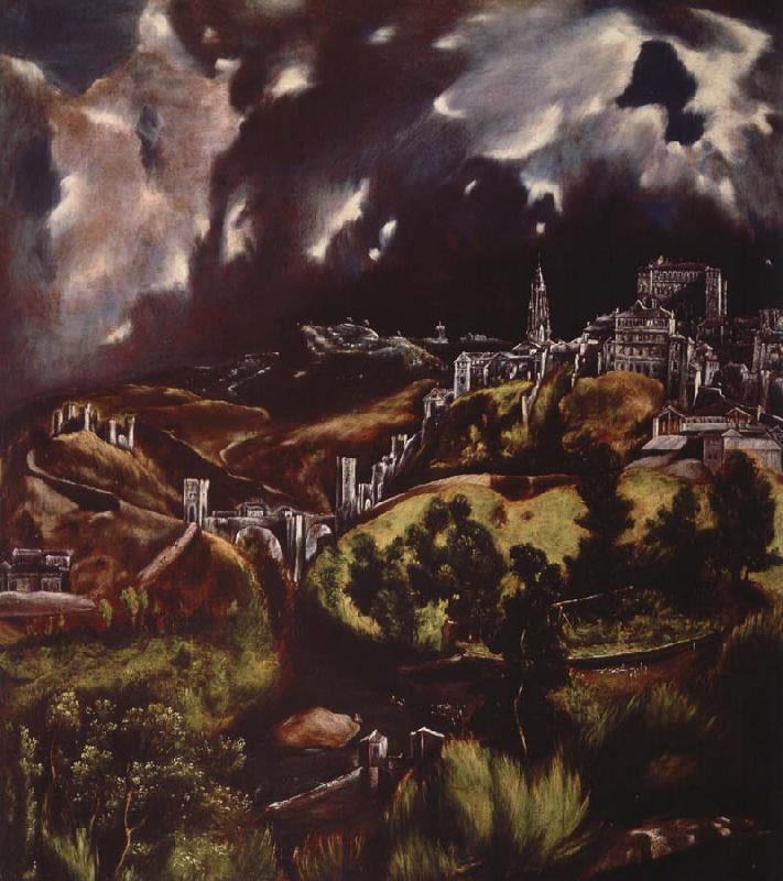 El Greco utsik over toledo